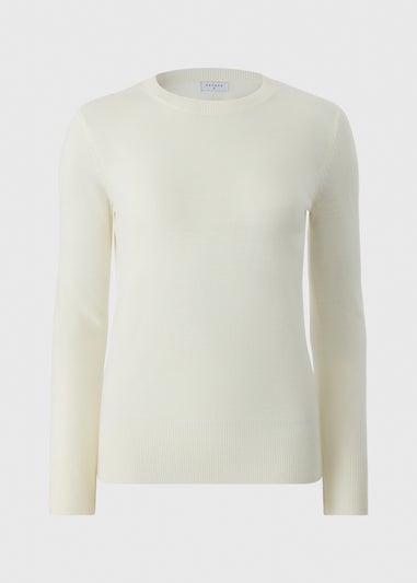 Cream Crew Neck Jumper
