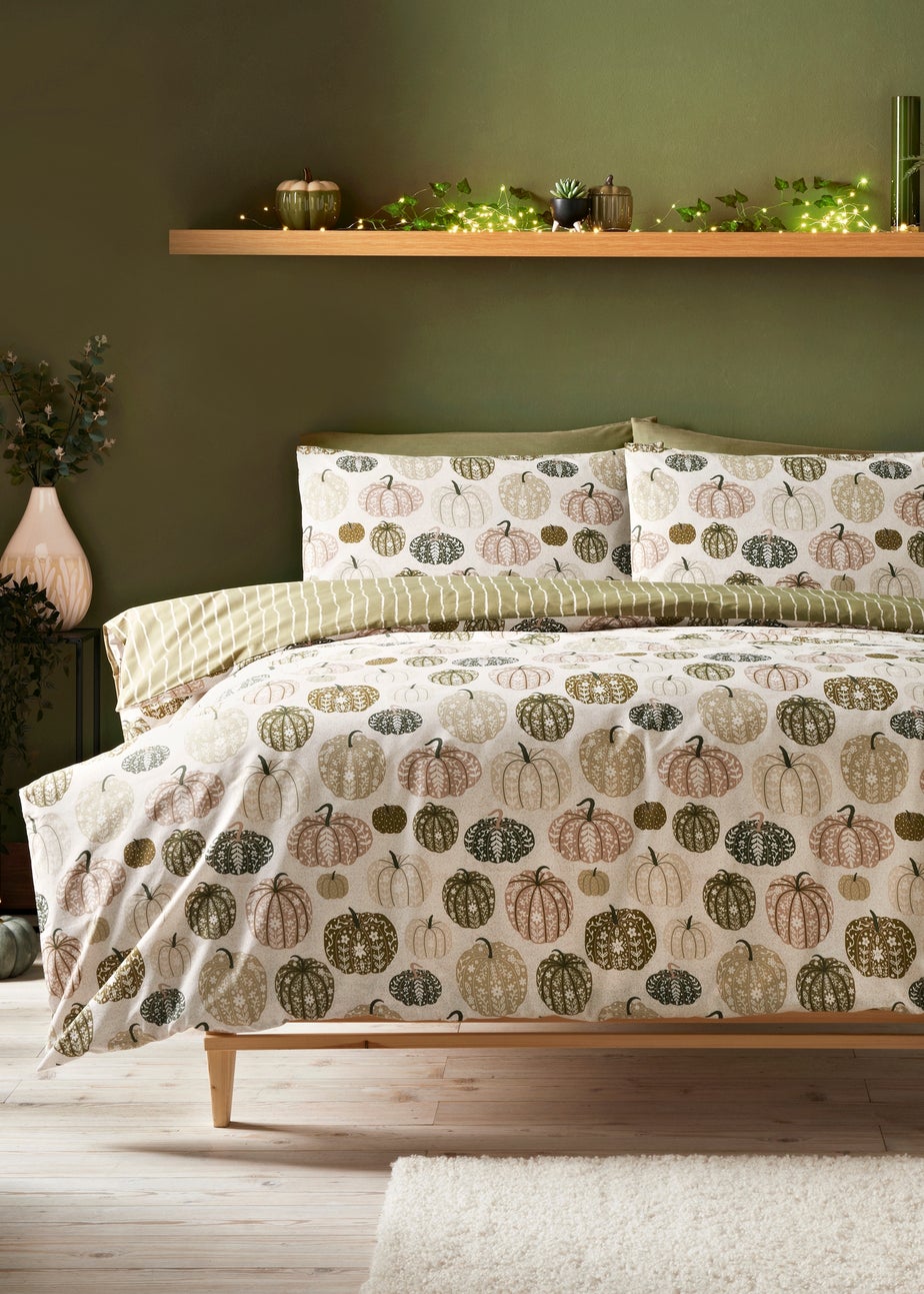 Green Pumpkin Duvet Set