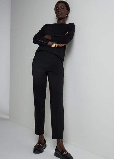 Et Vous Black Bengaline Trousers