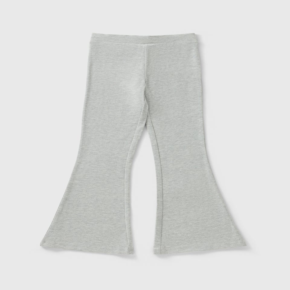 Girls Grey Flared Leggings (7-15yrs)