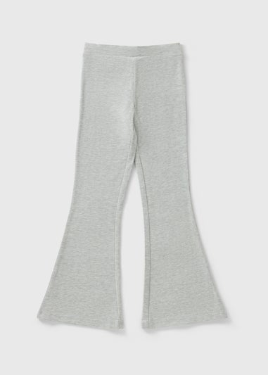 Girls Grey Flared Leggings (7-15yrs)