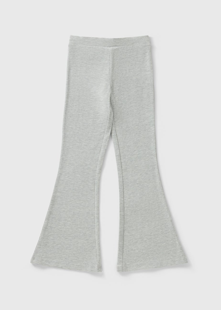 Girls Grey Flared Leggings (7-15yrs)