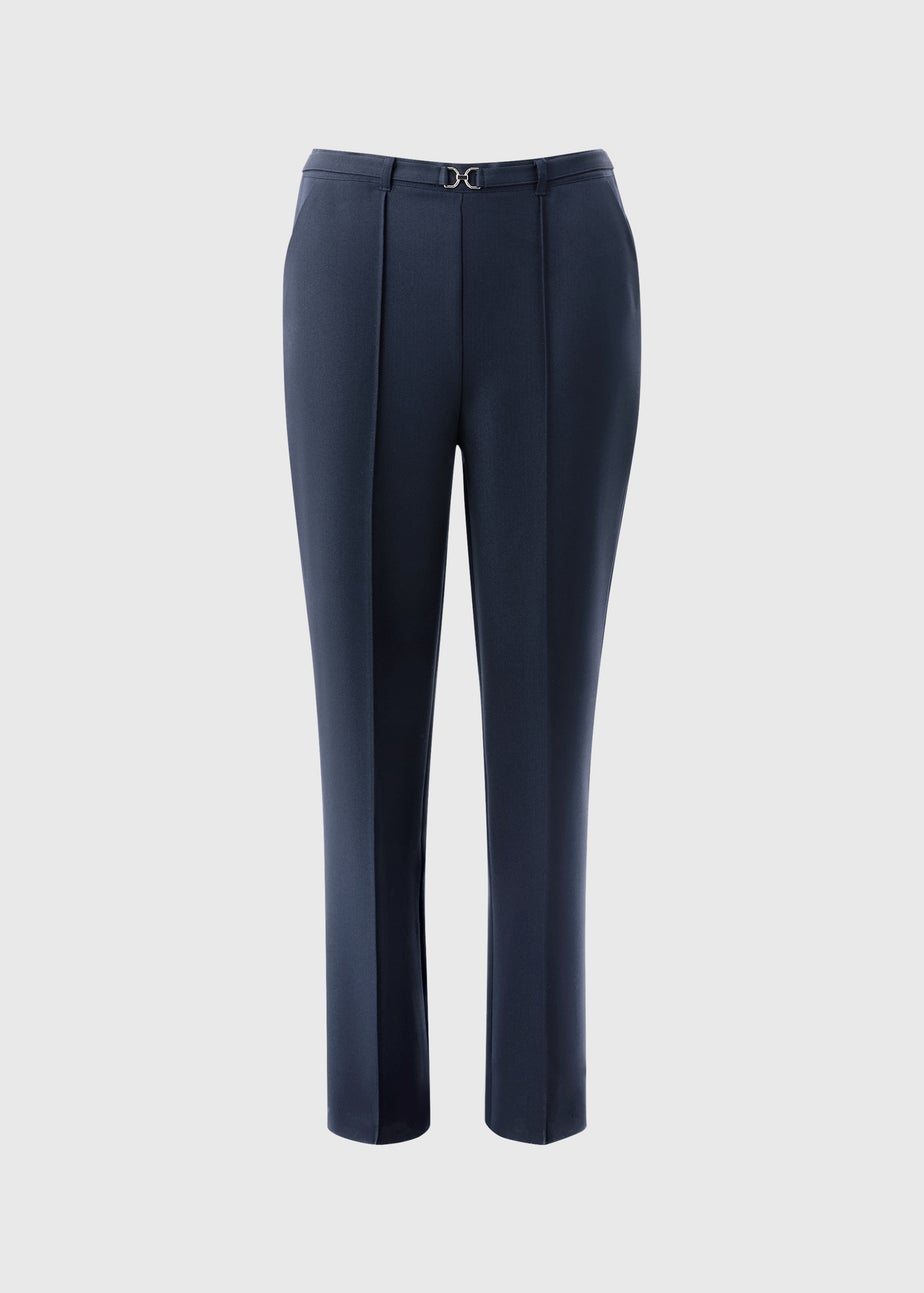 Et Vous Navy Snaffle Trousers