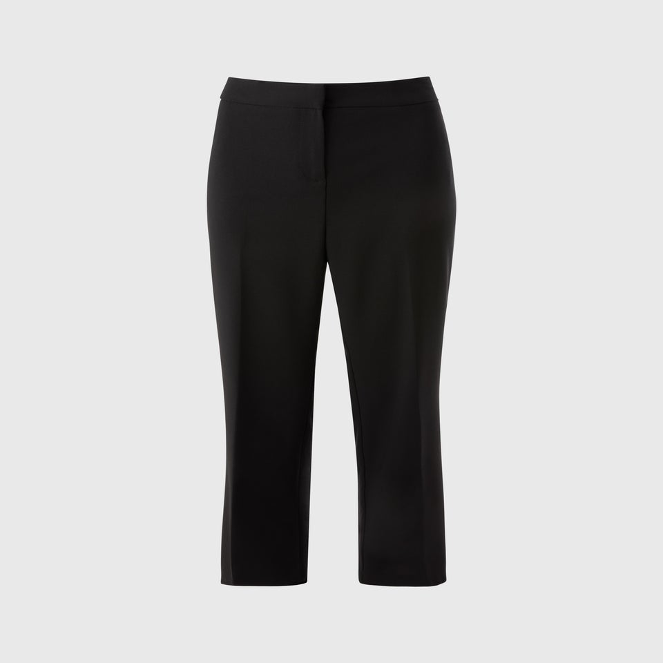 Et Vous Black Straight Leg Petite Trousers