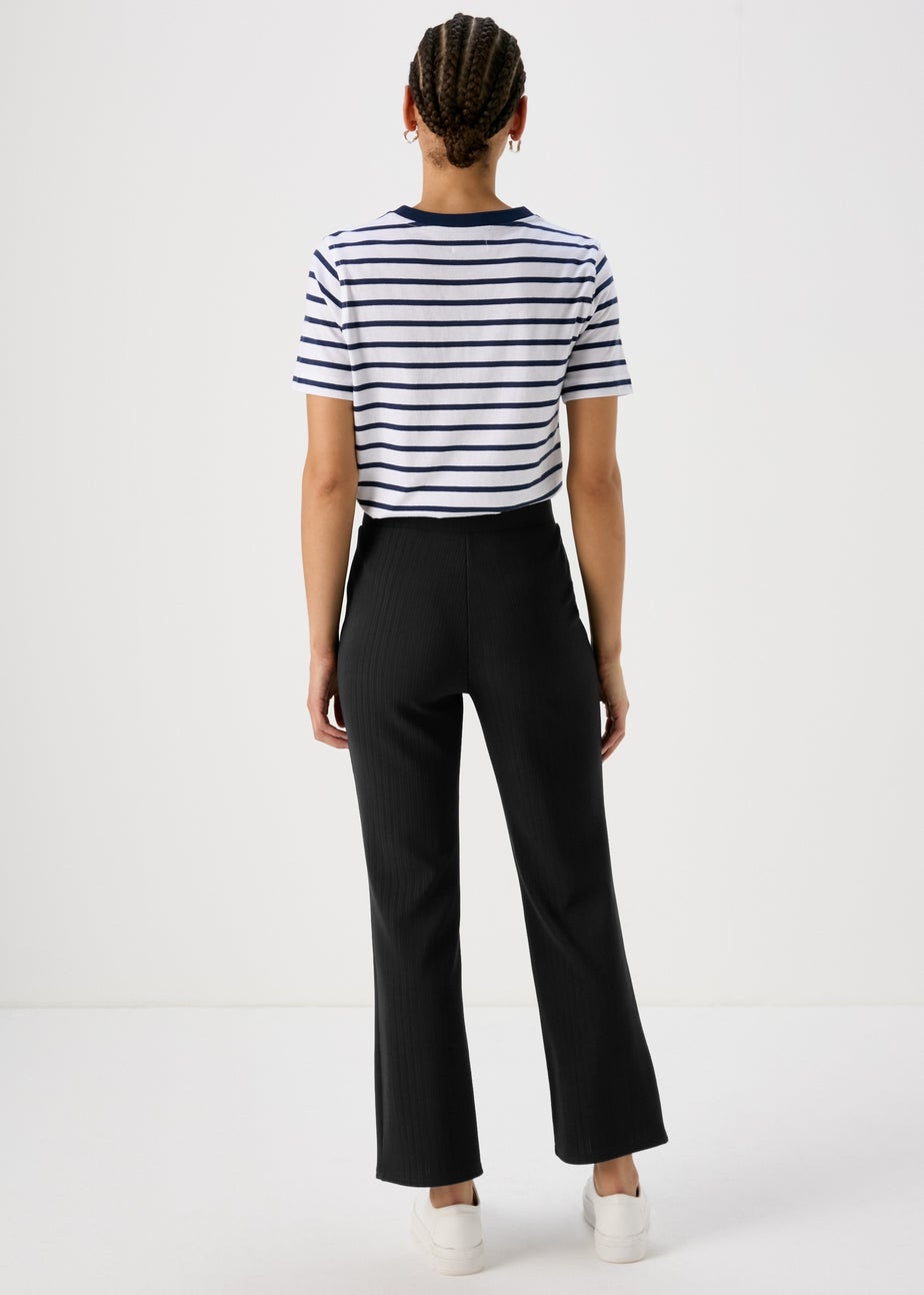 Et Vous Navy Rib Petite Trousers