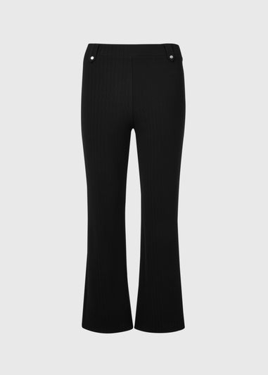Et Vous Navy Rib Petite Trousers