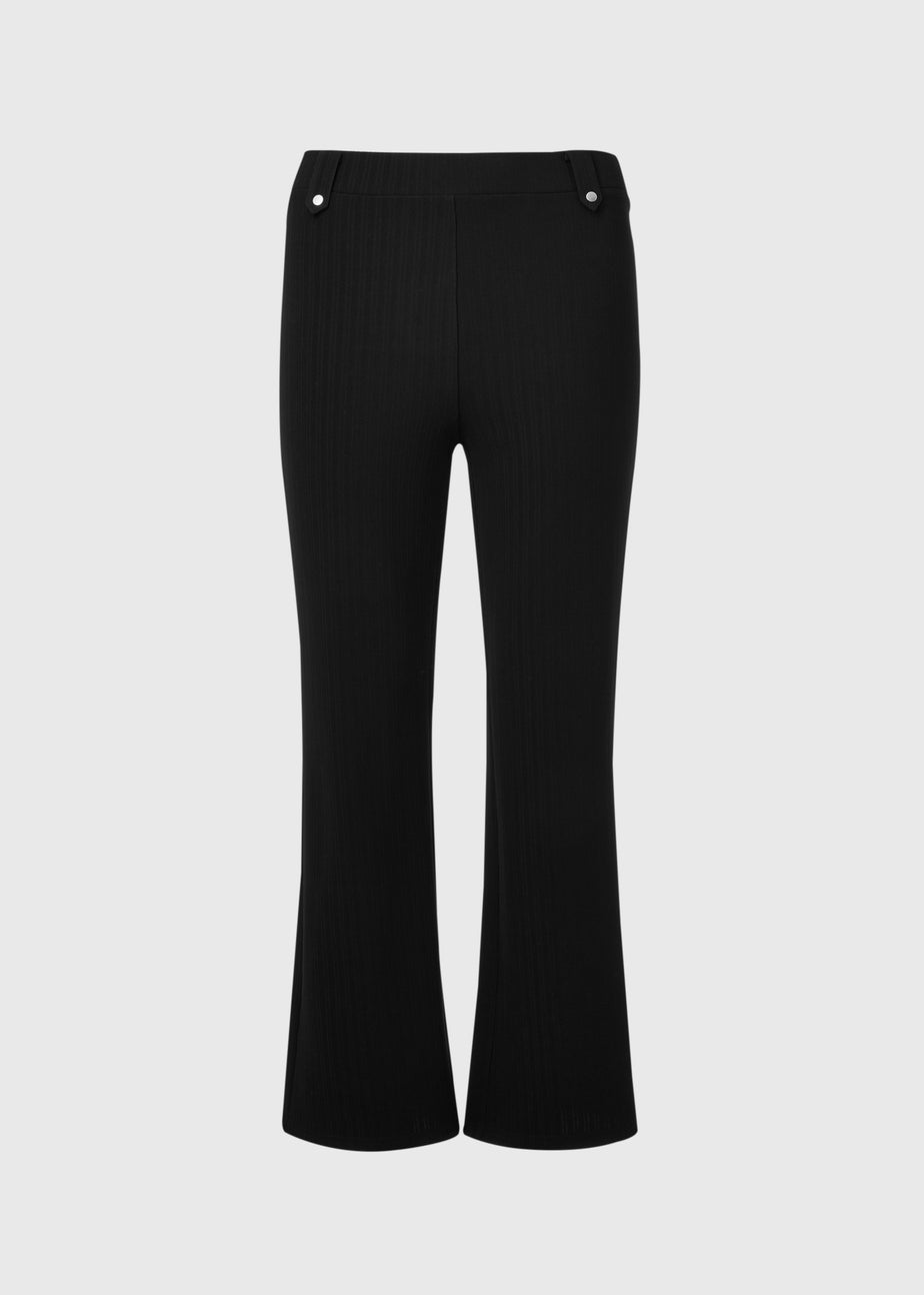 Et Vous Navy Rib Petite Trousers