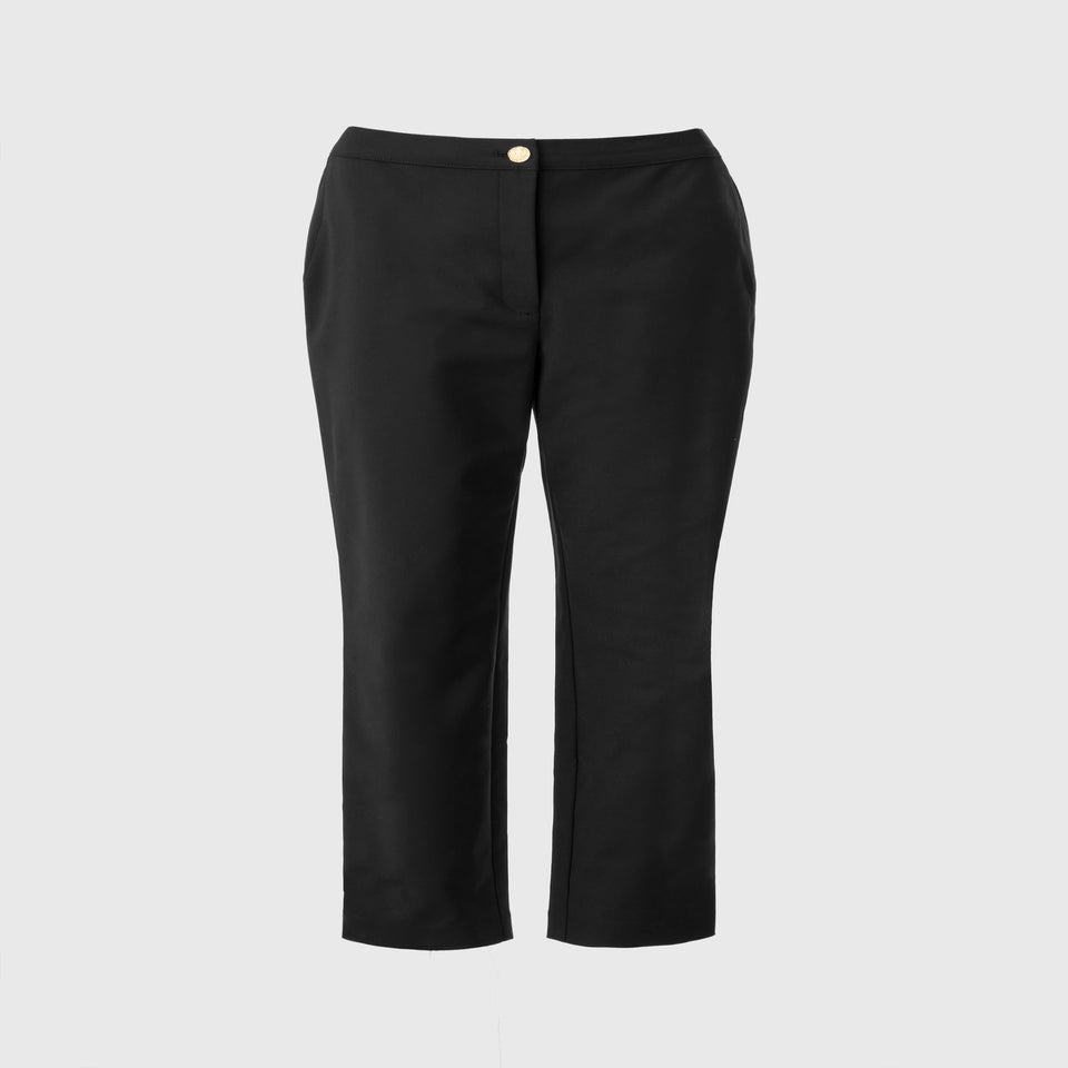 Et Vous Black Long Capri Trousers