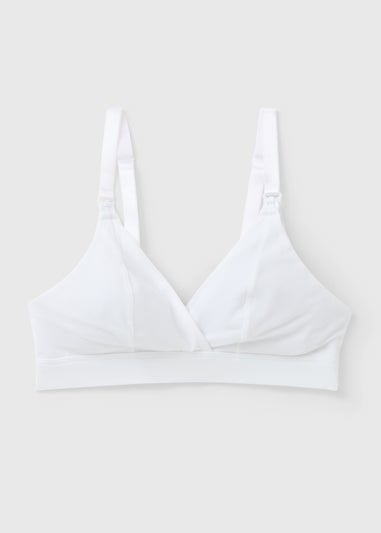 White Supersoft Maternity Bra