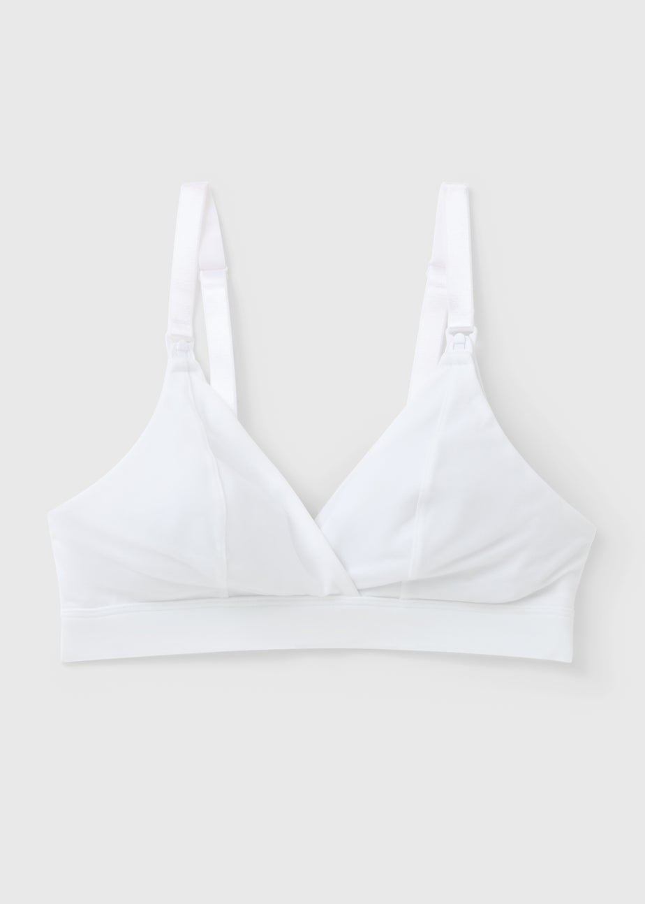 White Supersoft Maternity Bra