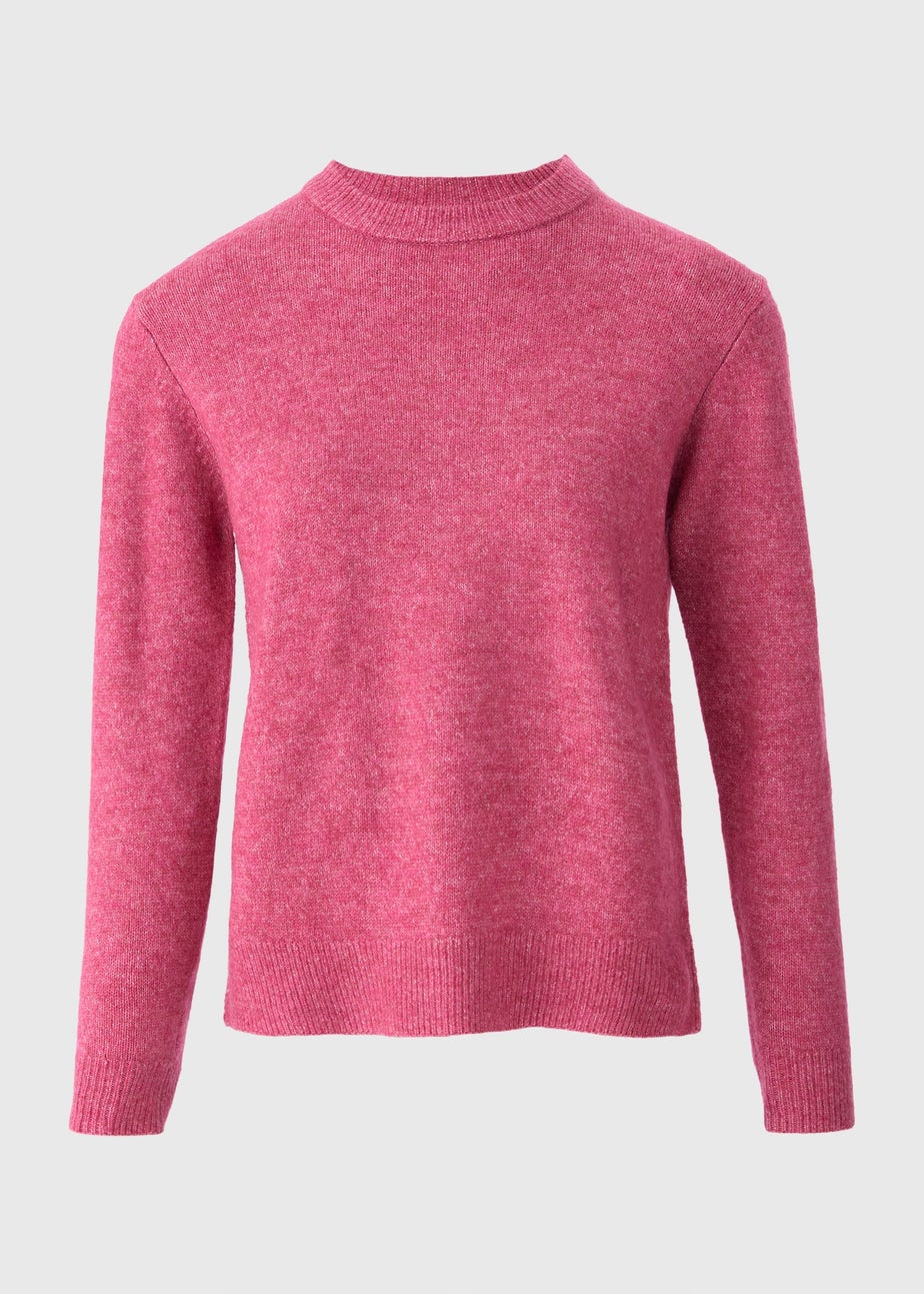 Raspberry Knitted Jumper