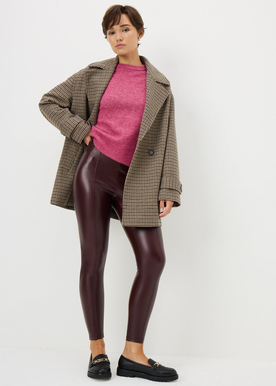 Raspberry Knitted Jumper