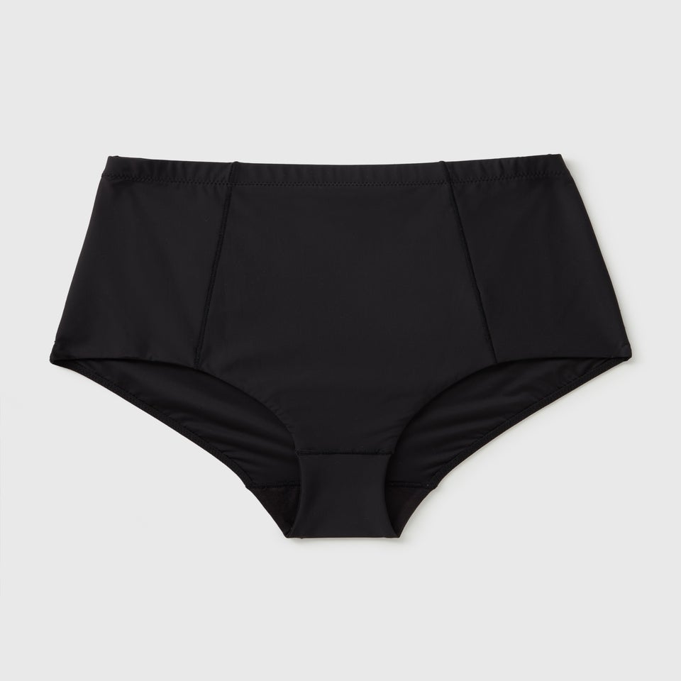 Black High Waisted Shapewear Smoothing Briefs