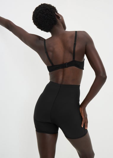 Black High Waisted Shapewear Smoothing Cycling Shorts