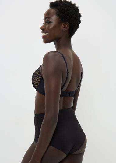 2 Pack Black & Nude Supersoft Smoothing Full Briefs