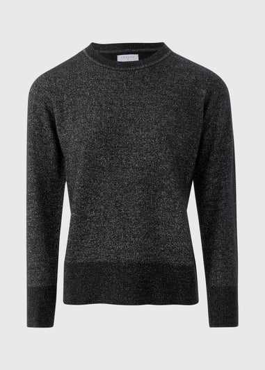 Black Soft Lurex Jumper