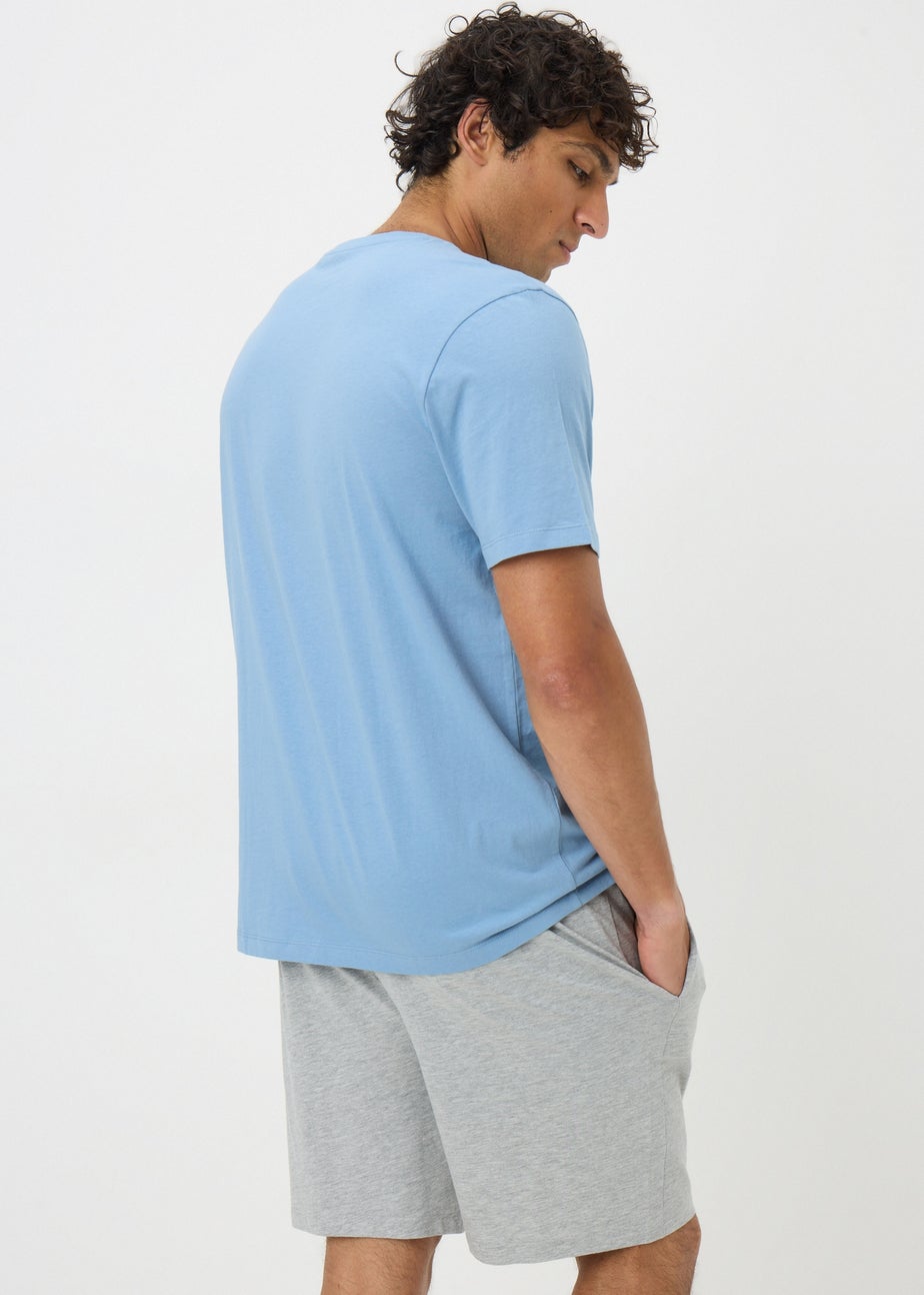 Blue Basic Short Pyjama Set