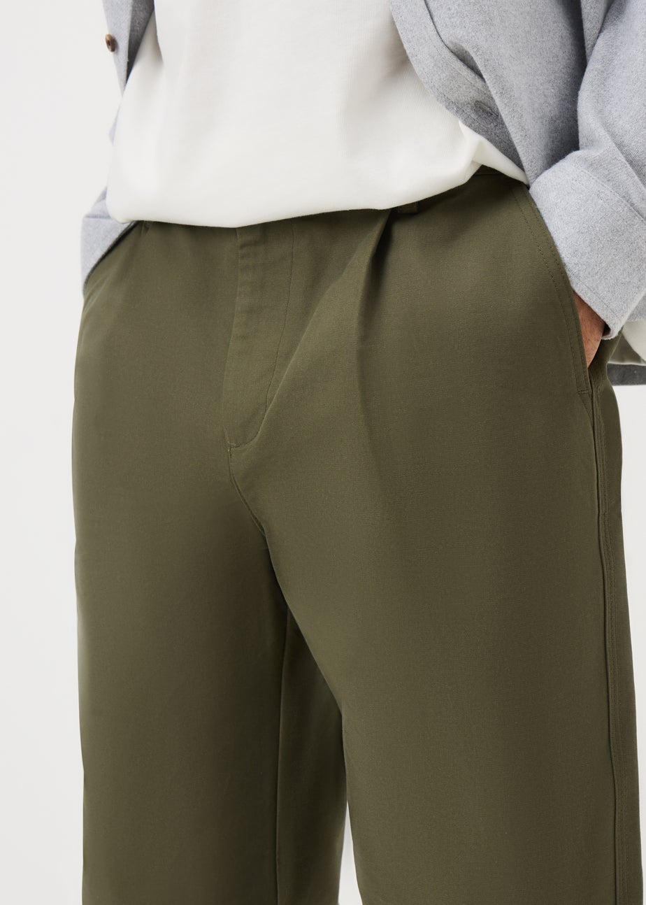 Khaki Canvas Chinos