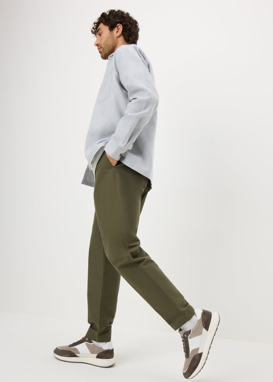Khaki Canvas Chinos