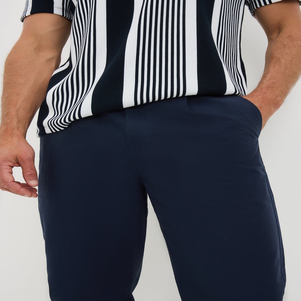 Navy Canvas Chinos