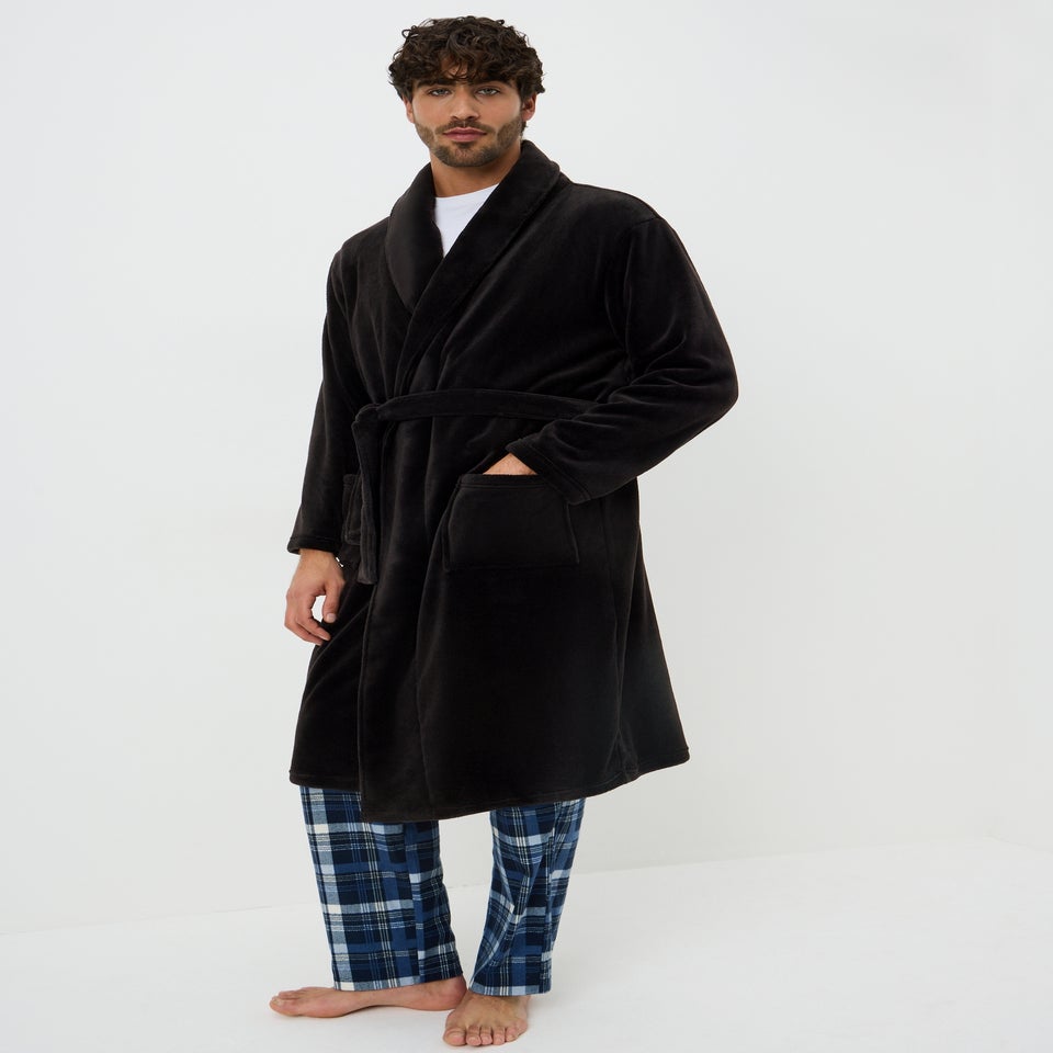 Black Dressing Gown