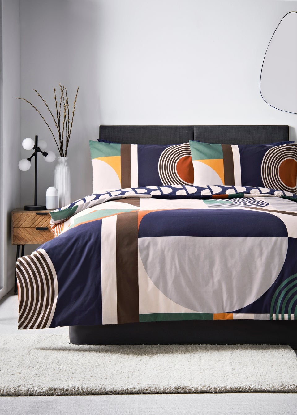 Multi Geo Duvet Set