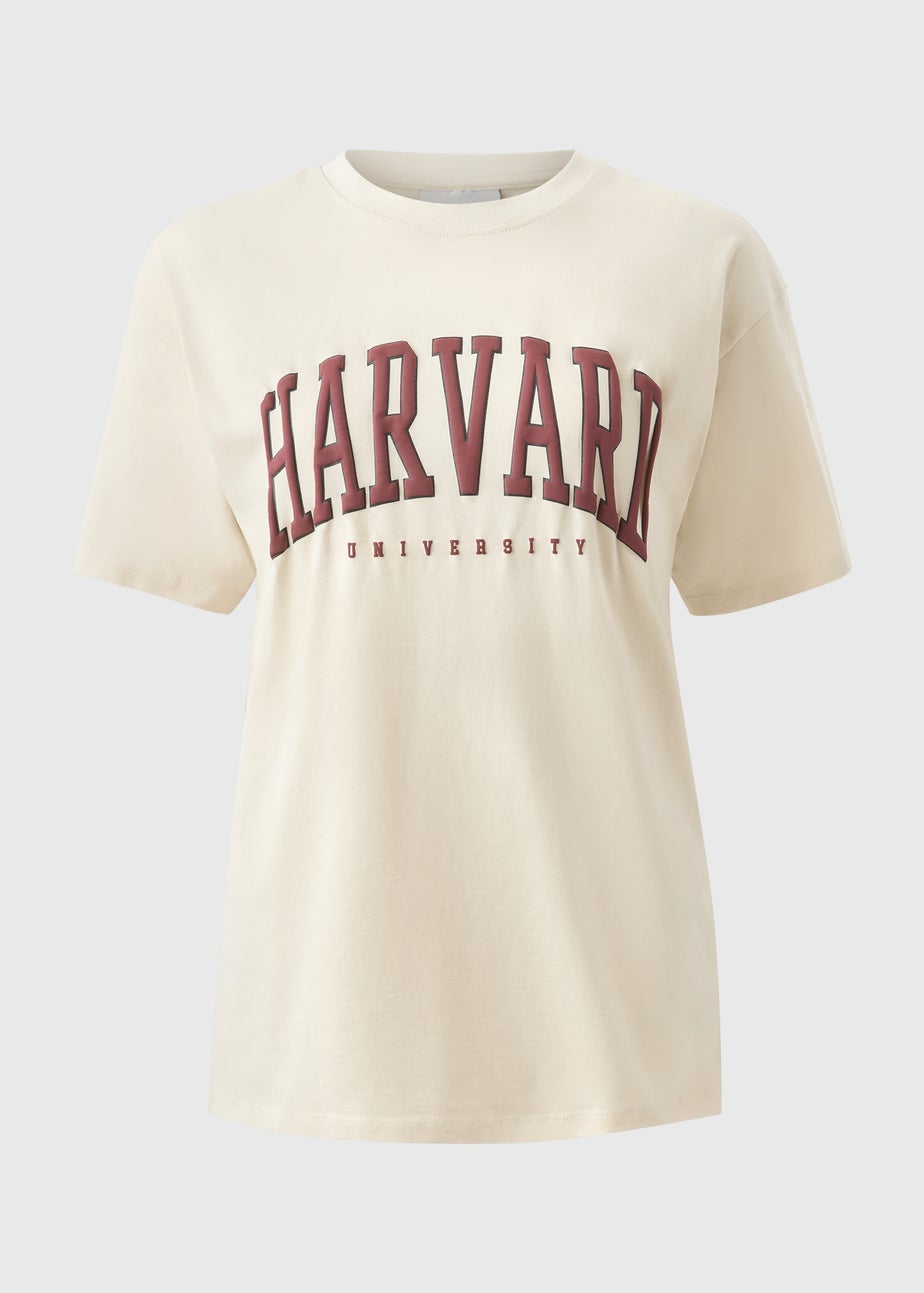 Cream Harvard T-Shirt