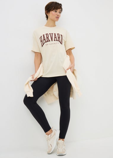Cream Harvard T-Shirt
