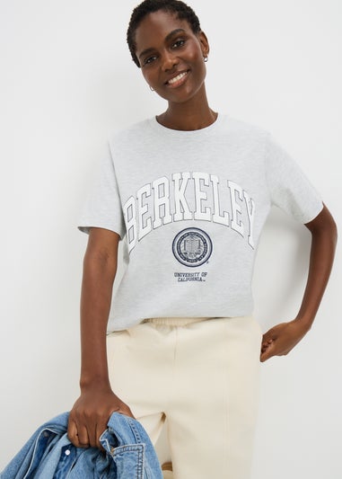 Berkeley Tee In Grey Marl