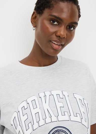 Berkeley Tee In Grey Marl