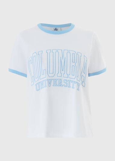 Blue Columbia Ringer T-Shirt