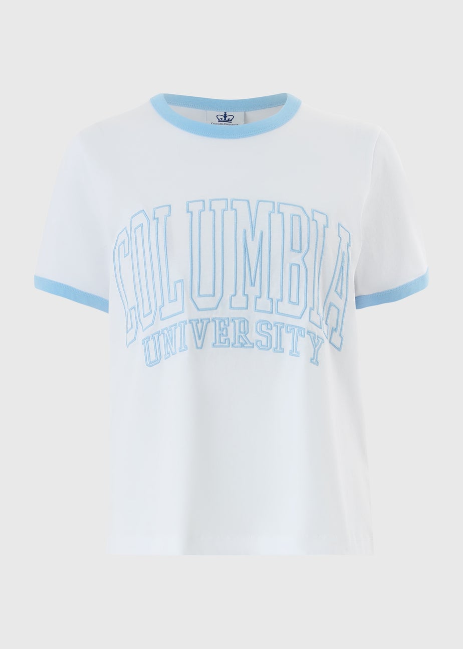 Blue Columbia Ringer T-Shirt