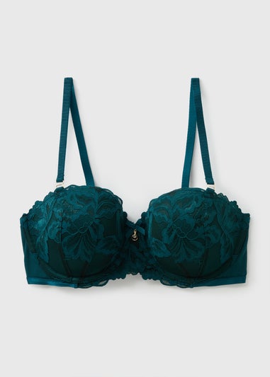 Teal Co Ord Balcony Bra