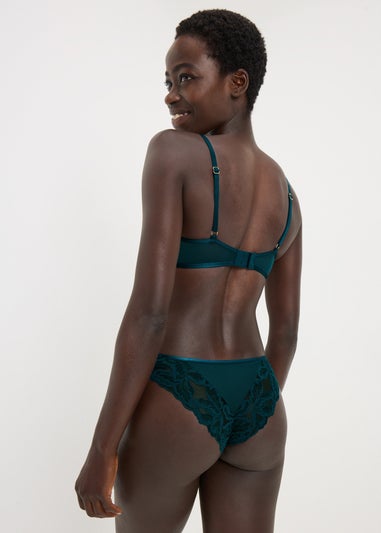 Teal Co Ord Brazilian Knickers