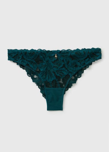 Teal Co Ord Brazilian Knickers