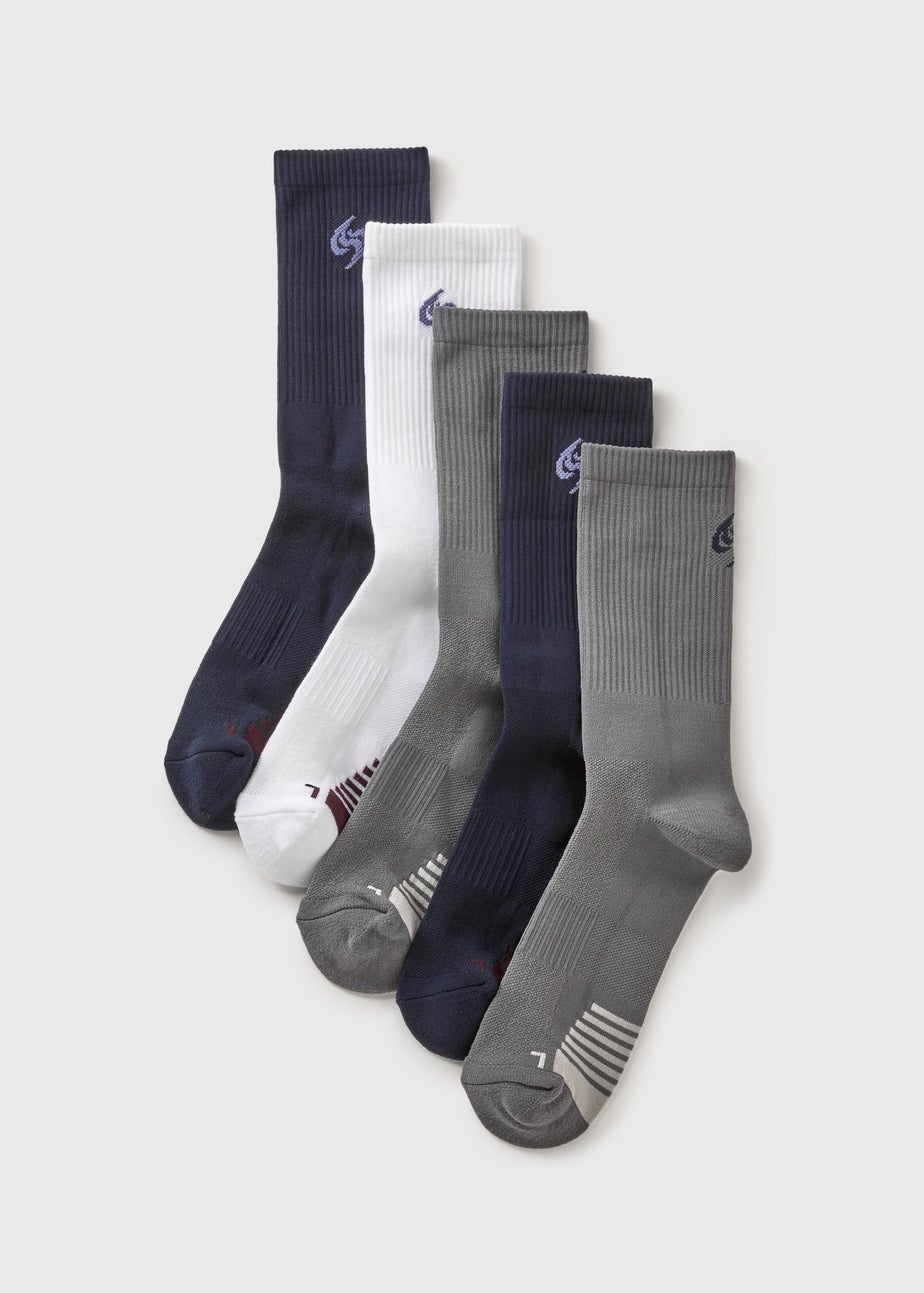 Souluxe 5 Pack Multicolour Sports Socks