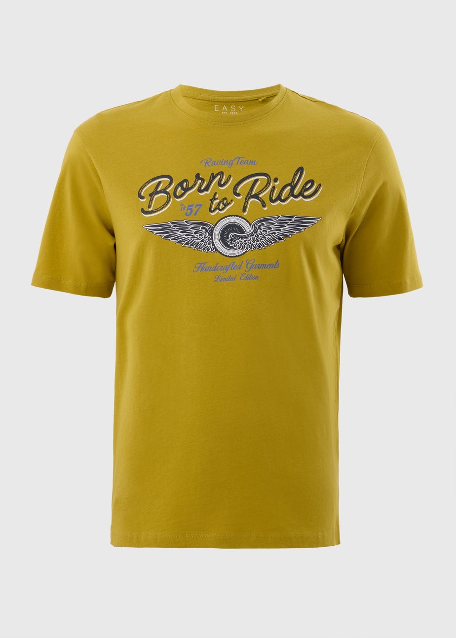 Chartreuse Printed T-Shirt