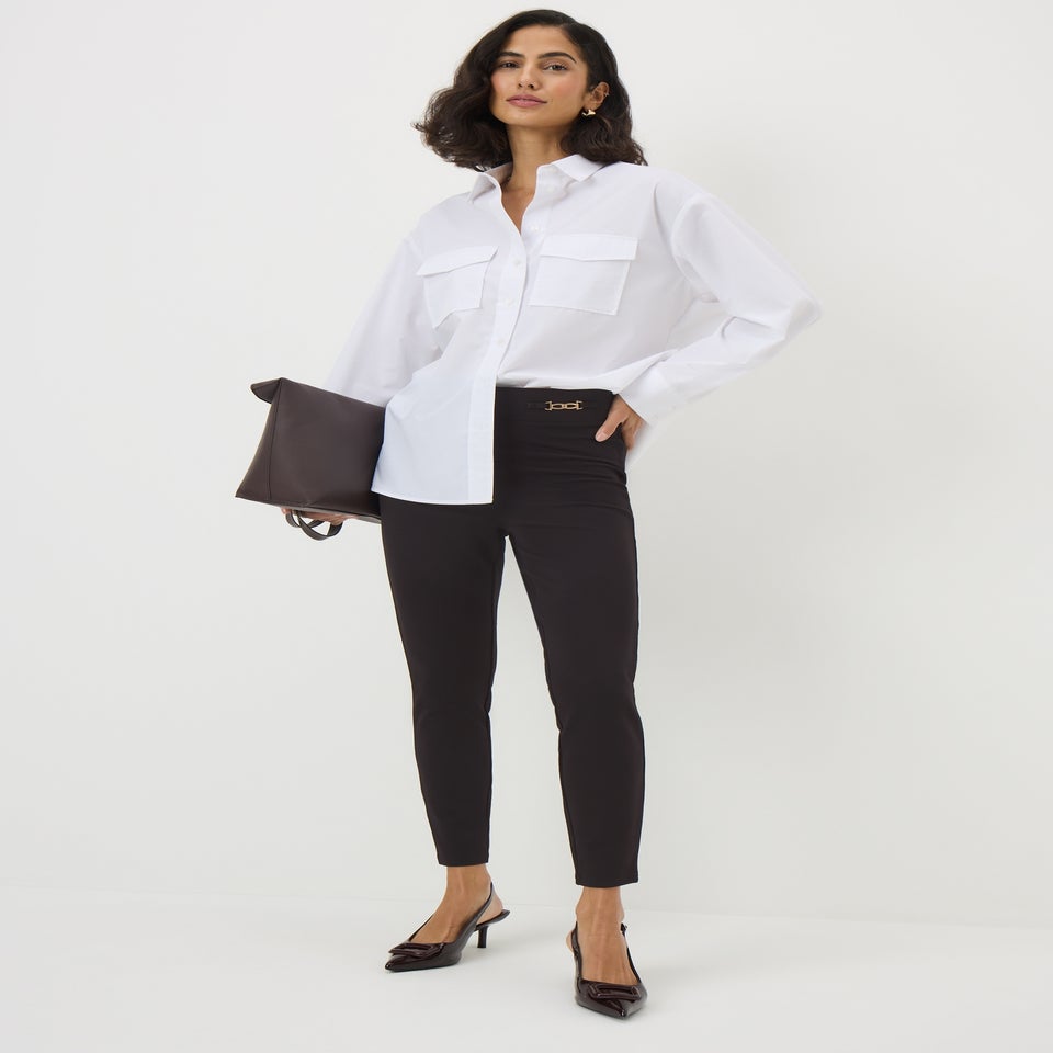 Black Body Shape Leggings