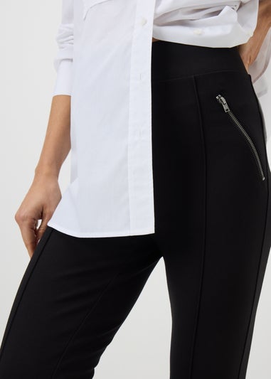 Black Zip Leggings