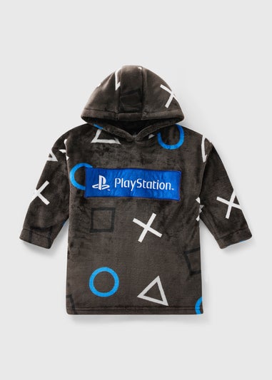 Playstation Black Snuggle Hoodie (3-13yrs)