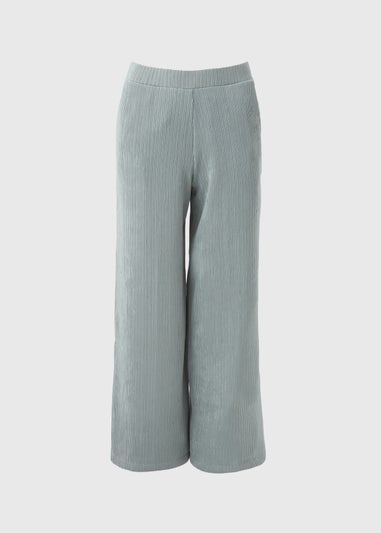 Et Vous Sage Plisse Petite Co Ord Trousers