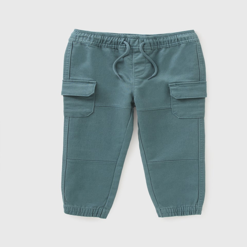 Boys Blue Twill Cargos (1-7yrs)