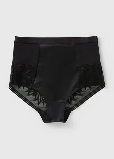 Black Firm Control Shaping Full Briefs