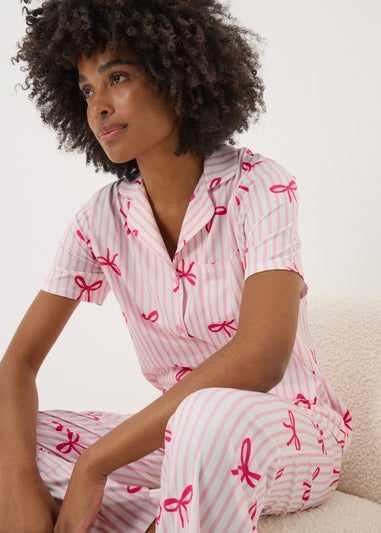Pink Bow Pyjama Set