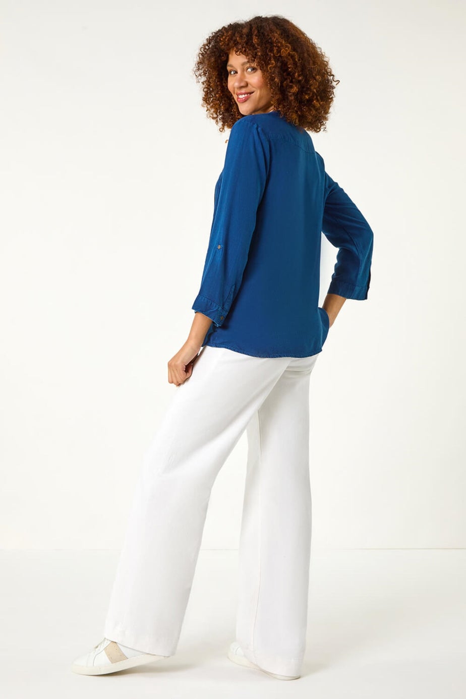 Roman Denim Buttoned Pocket Shirt