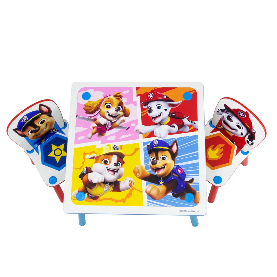 Paw Patrol  Children's Table and Chairs Set