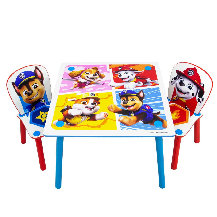 Paw Patrol  Children's Table and Chairs Set