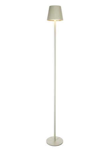 Premier Decorations Sage Green 20 LED Aluminium USB Rechargeable Touch Activated Standing Lamp