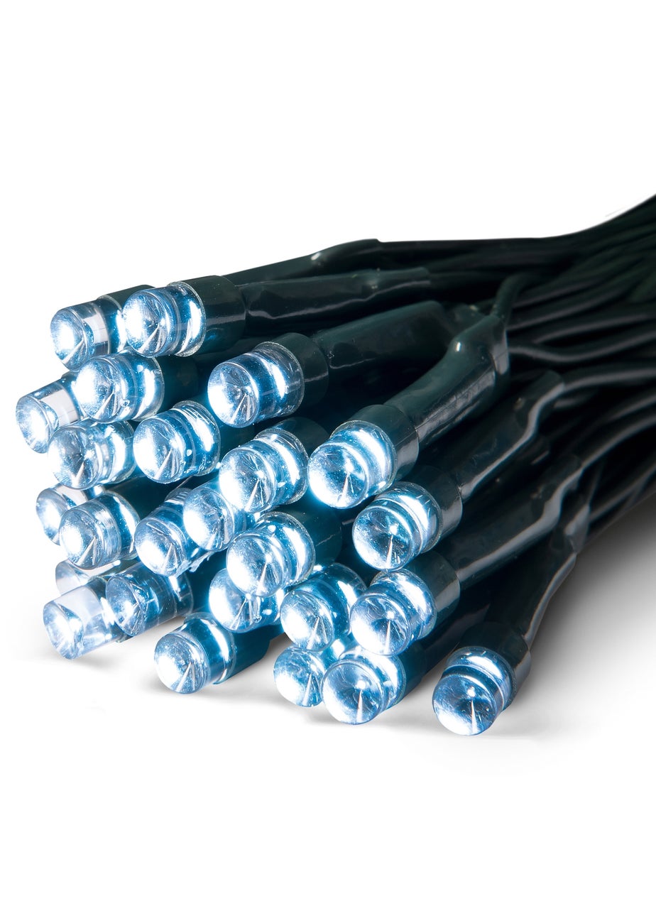 Premier Decorations 1000 LED Cool White Solar String Lights