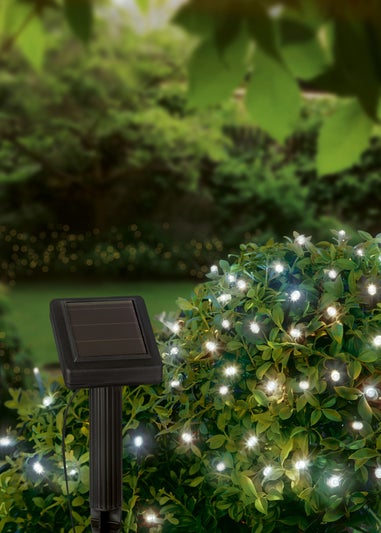 Premier Decorations 1000 LED Cool White Solar String Lights